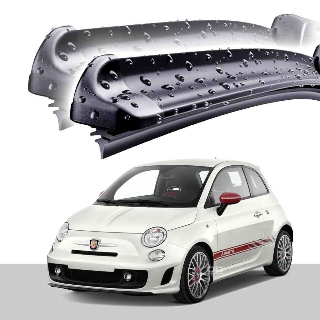 Wiper Blades ABARTH 500 Hatchback 2011-2014 Twin Pack 2413B2A-12R3