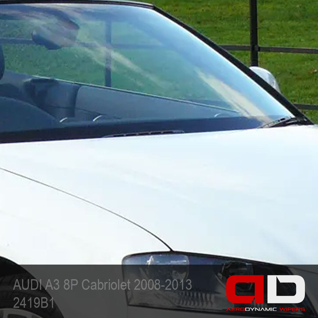 Wiper Blades AUDI A3 Cabriolet 8P 2008-2013 Twin Pack 2419B1