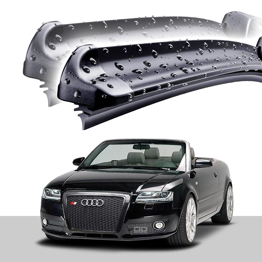 Wiper Blades AUDI RS4 Convertible B7 2006-2009 Twin Pack 2222E