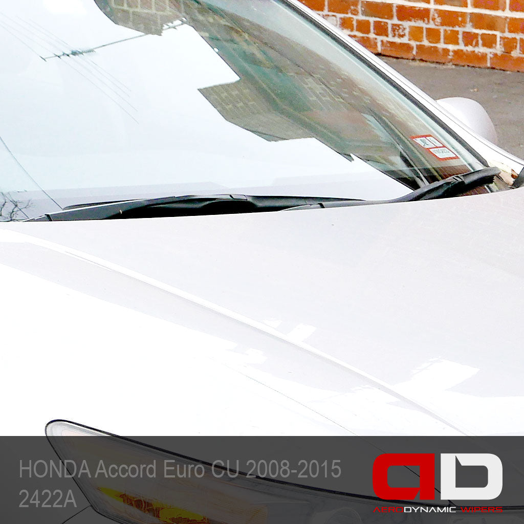 HONDA Accord Euro CU Sedan 2008–2015 installed front wipers 2422A