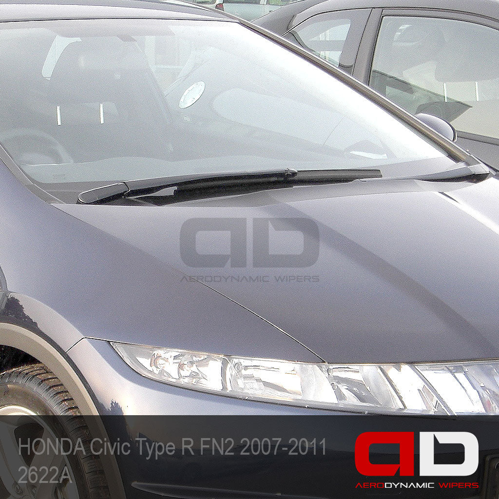 Honda Civic Type-R FN2 2007–2011 original real 26 and 22 inch Hook A front wipers