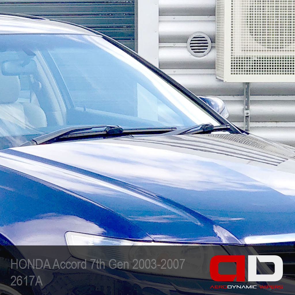 HONDA Accord CM/UC Sedan 2003-2007 actual fitted ADWIPERS front beam blades 2617A, view 1