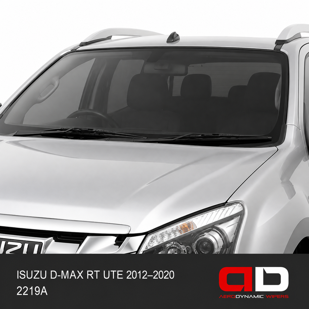 Isuzu D-Max RT Ute 2012–2020 front wiper blades 2219A