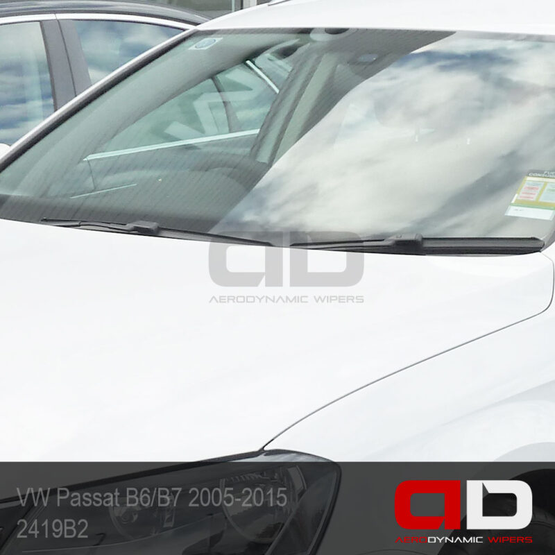 Windscreen Wipers For VW Passat B6/B7 Sedan 2005-2015 Twin Pack Wiper Blades 2419B2 VW Passat B6/B7 Front Wiper Blades 2005-2015