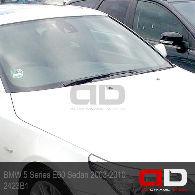 Wipers BMW 5 Series E60 2003-2010 Sedan Twin Pack Wiper Blades 2423B1 BMW 5 SERIES E60 Front Wiper Blades