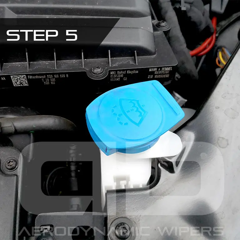 Glass Cleaning Tablets ADwipers Glass Cleaner Tablets Application Step 5