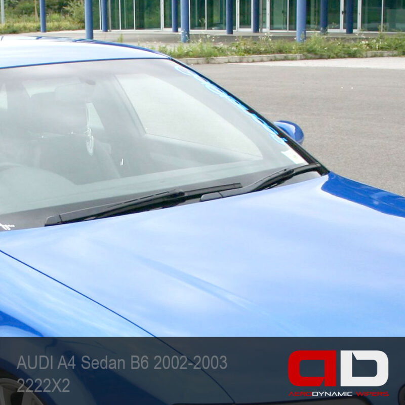Wipers Audi A4 B6 Sedan 2002-2003 Twin Pack Wiper Blades 2222X2 AUDI A4 B6 Sedan Windshield Wiper Blades